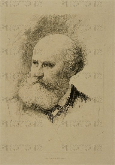 Portrait of the composer Charles Gounod (1818-1893).
