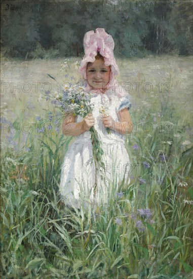 Portrait of the daughter of Vasily Polenov.
