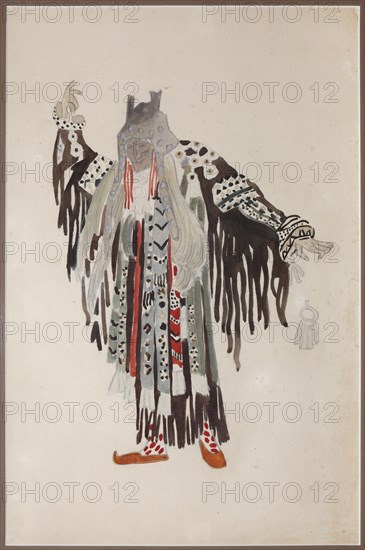 Costume design for the opera Ruslan and Lyudmila by M. Glinka.