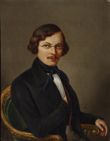 Portrait of the author Nikolai Gogol (1809-1852).