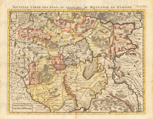 Map of the Grand Duchy of Moscow.