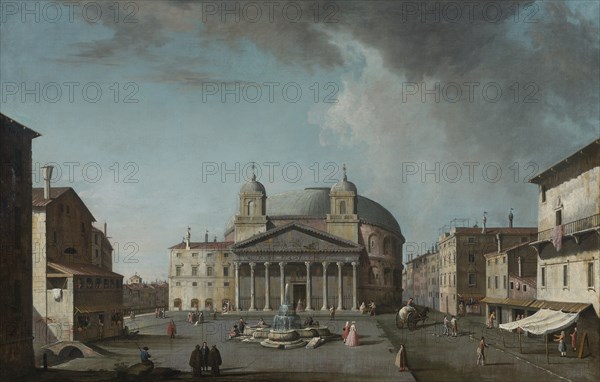 View of the Pantheon in Rome.