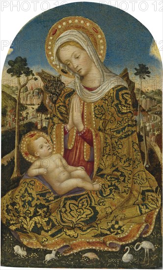 The Virgin and Child.