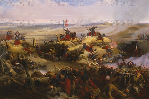 The Taking of Malakoff on 8 September 1855.