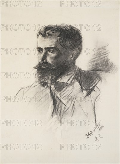 Portrait of Count Alphonse Charles de Toulouse-Lautrec-Monfa (1838-1913).