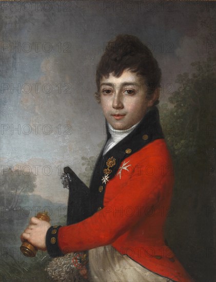 Portrait of Baron Alexey Nikolaevich Serdobin (1790-1834) as Child.