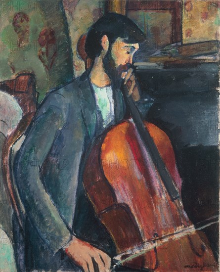 The Violoncello Player.