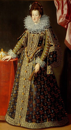 Portrait of Marie de Médici (1575-1642).