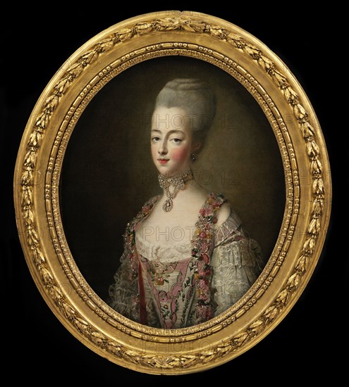 Portrait of Queen Marie Antoinette of France (1755-1793).
