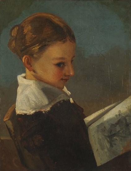 Julieta Courbet at ten years old.