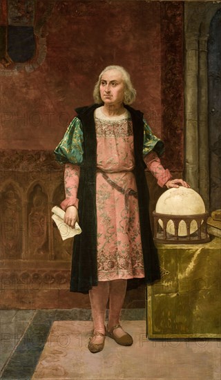 Portrait of Christopher Columbus.