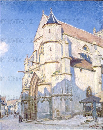 The Church at Moret (Evening).