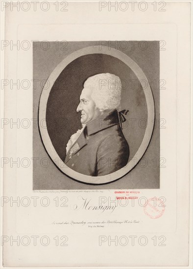 Portrait of the composer Pierre-Alexandre Monsigny (1729-1817).