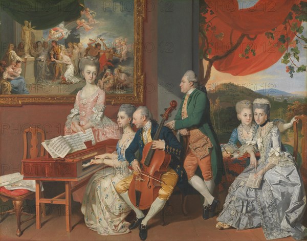 The Gore Family with George, Third Earl Cowper.