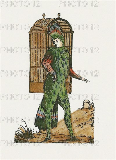 Emanuel Schikaneder as the first Papageno in Mozart's The Magic Flute.