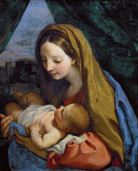 Virgin and Child.