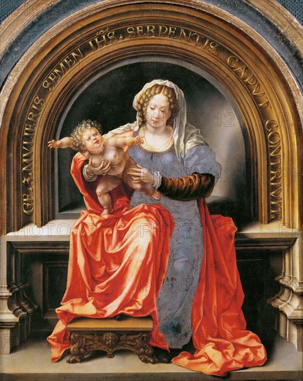 Virgin and Child.