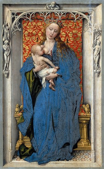 Virgin and child.