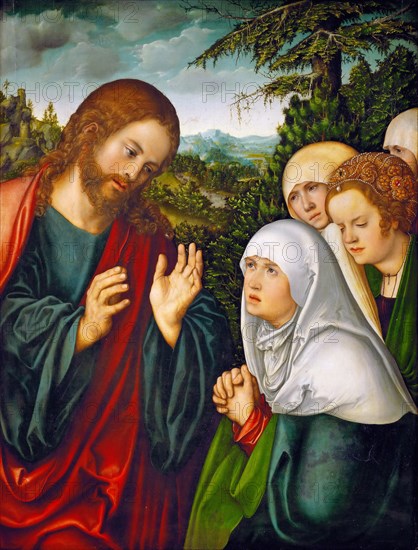 Christ's farewell to the holy women.