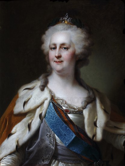 Portrait of Empress Catherine II (1729-1796).