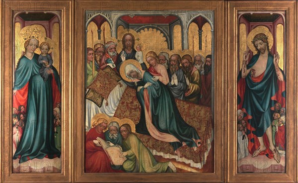 The Death of the Virgin. The Roudnice Altarpiece, c.1410.