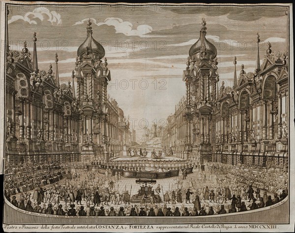 Opera Costanza e fortezza in the Prague Castle on August 28, 1723 to celebrate the coronation of Cha