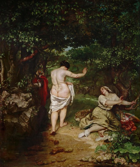 The Bathers (Les Baigneuses), 1853.