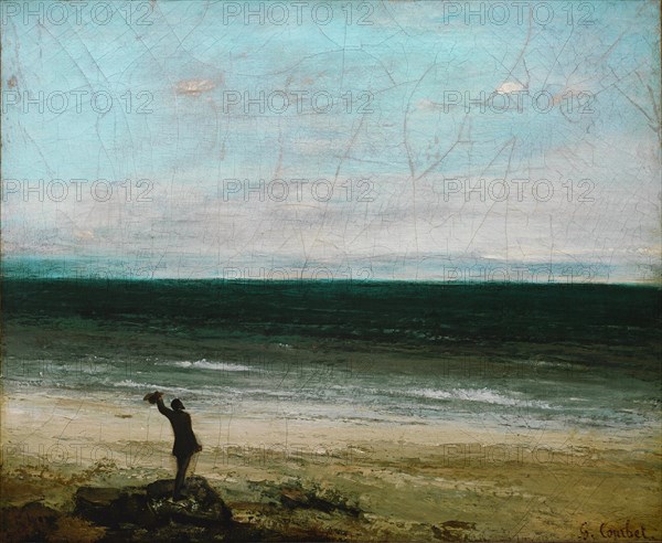 Le Bord de mer à Palavas (Seacoast at Palavas), 1854.