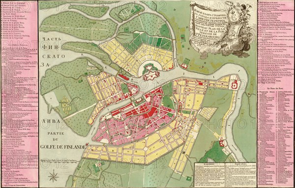 Map of Petersburg, 1776.