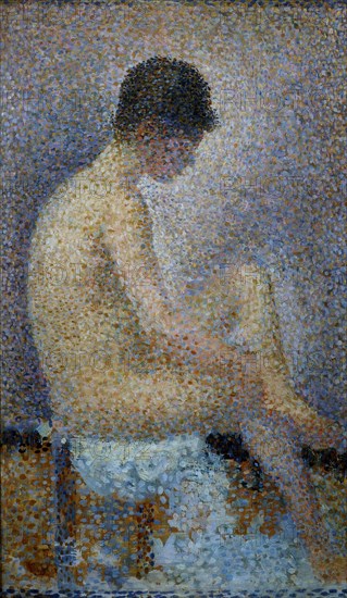 Model in profile, 1887.