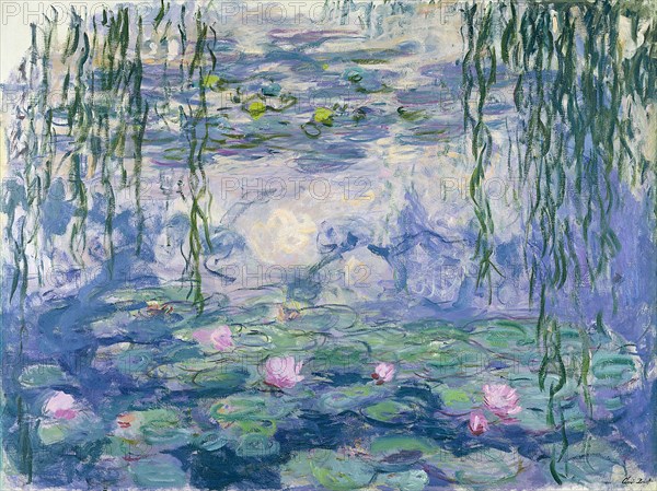 Waterlilies (Nymphéas), 1916-1919.