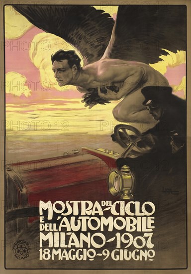 Mostra del Ciclo e dell'Automobile, Milano, 1907.