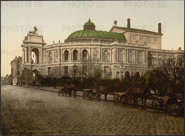 Odessa Opera and Ballet Theater, 1890-1900.