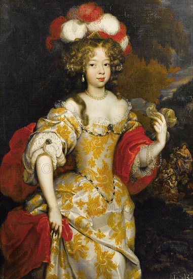 Allegorical Portrait of Hortense Mancini (1646-1699), Duchesse Mazarin, .