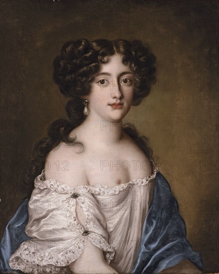 Portrait of Hortense Mancini (1646-1699), Duchesse Mazarin, as Aphrodite, ca 1675.