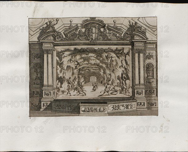 Caves of the Underworld. Opera Fedra incoronata by J. C. Kerll on 24 September 1662 in Munich, 16