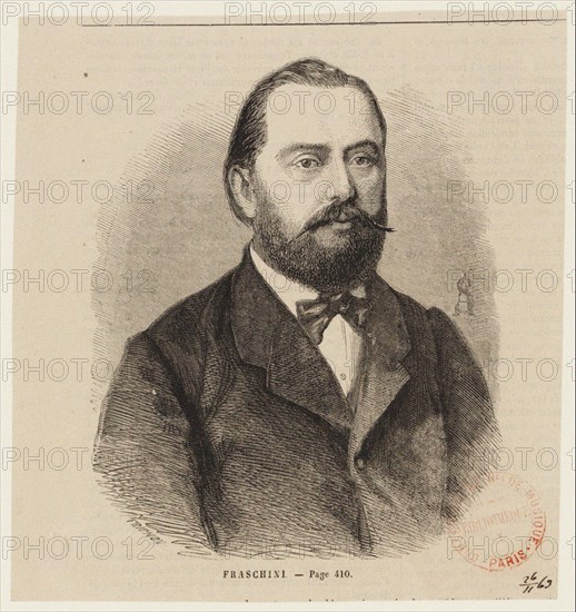 Portrait of the tenor Gaetano Fraschini (1816-1887), the first Zamoro in the opera Alzira by Giusepp