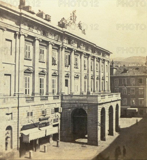 Teatro Grande, Trieste, c. 1890.