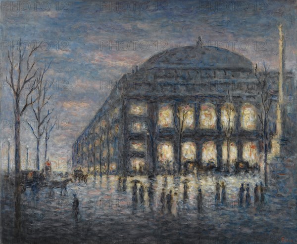 The Place du Châtelet in Paris, c. 1900.