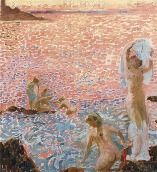 Bathers at Dusk (Baigneuses au Crépuscule), 1912.