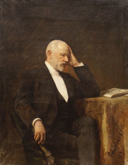 Portrait of the composer Pyotr Ilyich Tchaikovsky (1840-1893), 1894.