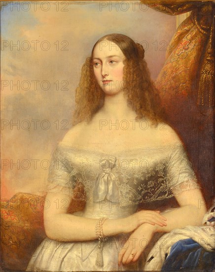 Portrait of Grand Duchess Olga Nikolaevna of Russia (1822-1892), Queen of Württemberg, .