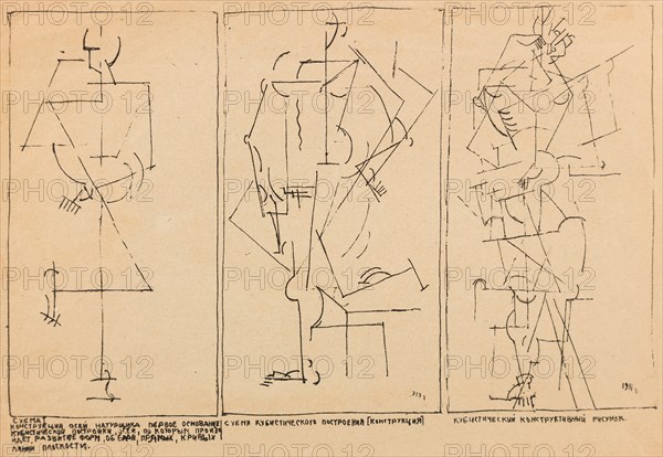 Cubist structure. From: On New Systems in Art, 1911.