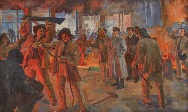 The Visit of Sergo Ordzhonikidze, 1937.