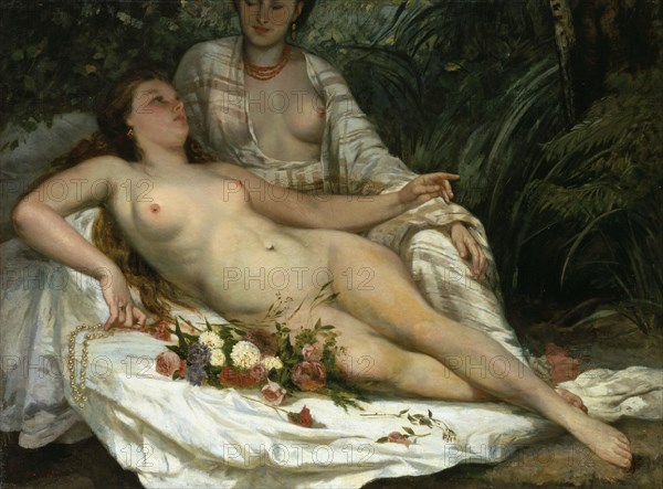 The Bathers (Les Baigneuses), 1858.