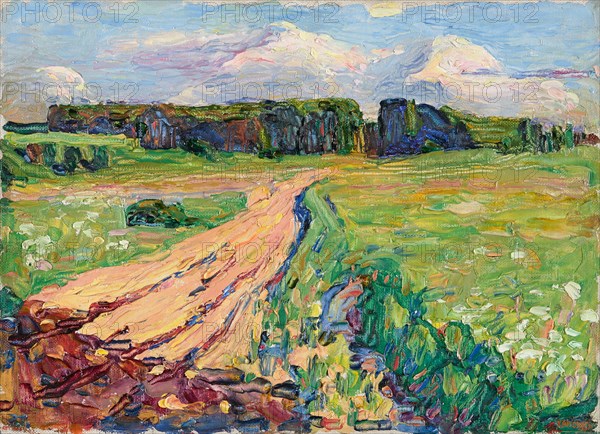 Planegg I. Landscape near Munich, ca 1901.