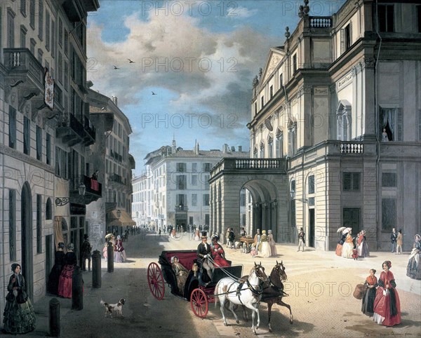 Teatro alla Scala, 1852.