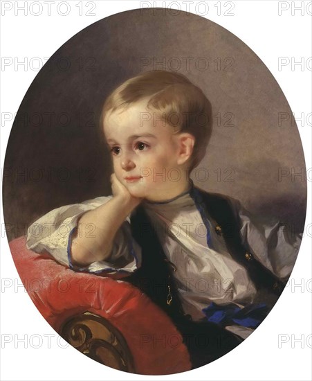 Portrait of Count Bobrinsky as child, 1882.