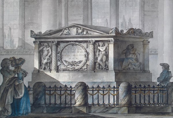 Tomb of Admiral Samuel Greig at the Cathedral Hill, Tallinn, 1790s.