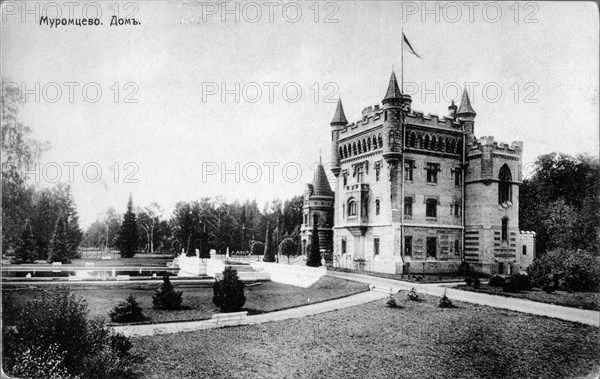 Manor house at the Muromtsevo Estate, after 1904.